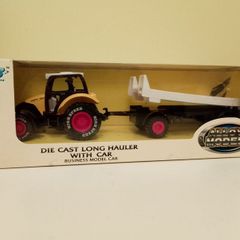 Farm tractor and tipping trailer DIE-CAST metal