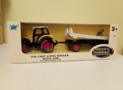 Farm tractor and tipping trailer DIE-CAST metal