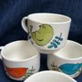 Vintage stacking cups  with bird motif x4 Image 6