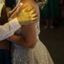 Beautiful Princess Wedding Dress - Lace Corset & Full Sparkling Tulle Skirt Image 3