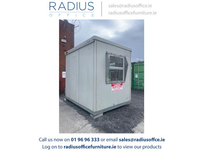 8ft x 10ft Insulated Steel Office / Site Cabin