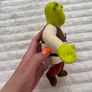 Shrek 2001 Vintage Plush Pizza Hut NOT working approx. 20 cm. Used Please see photos Image 10
