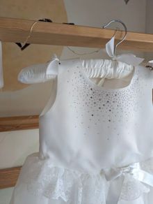 Dashing satin dress 4-6 years from Korea