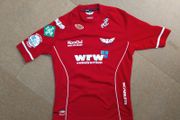 FREE POST LLanelli (M) Rugby Jersey Shirt Kooga Vintage Retro Red Wales Medium