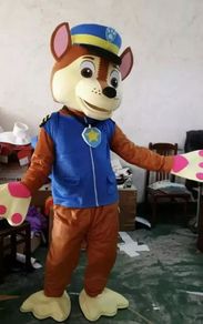 Paw patrol chase mascot costume