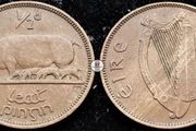 [#2191] - Ireland 1953 | Irish 1/2d | Irish Half Penny | KM.10 | High Grade