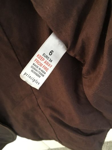 Principles Petite Fit Leather Jacket