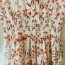Maje Rythone Sheer Floral Chiffon Dress Size 36 Autumn Boho Image 3
