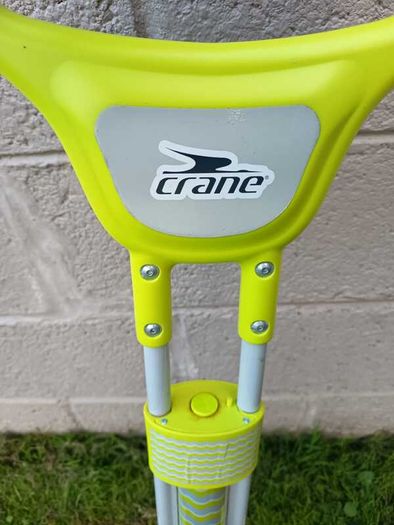 Crane green pogo stick