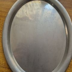 Antique 19/20th Century Germany F.W. &J (Fleitmann, Witte u. Co) Large Stainless Steel Tray