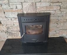 Back boiler stove