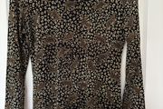 Top - Stretch Animal Print - Size 12-14