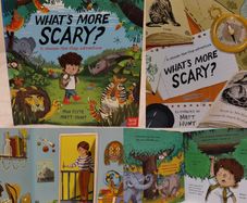 What,s More Scary, lift the flap Hardback Storybook
