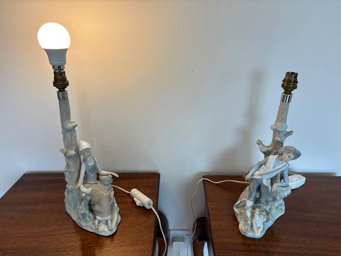 Two table lamps