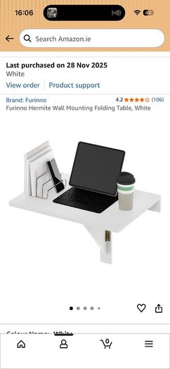 Wall-Mounted Folding Table