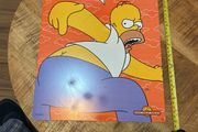Simpsons metal sign