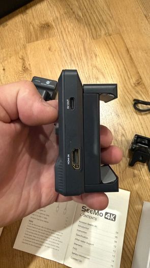 Accsoon - SeeMo Pro 4K for iOS - MFI Certified Video Capture Adapter HDMI to USB-C/Lightning
