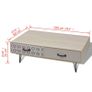Coffee Table 100x60x35 cm Beige Image 5