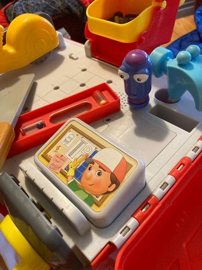 Disney Handy Manny interactive Toolbox Bench plus extras
