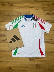 Italy Football Jersey White Size XL