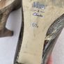 Gold leather court shoes size 6.5 EU 39 Image 5