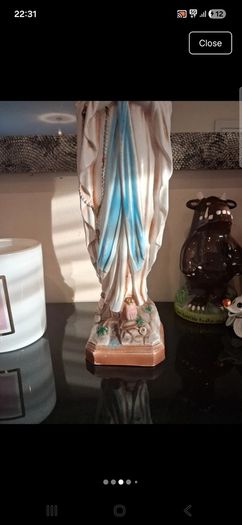 devotional statue of Our Lady of Lourdes