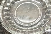 vintage  Thumbed glass Ashtray
