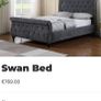 SALE E300 off Swan Double and Kingsize Beds Image 4
