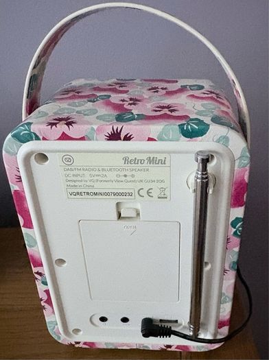 VQ Retro Mini Radio and Bluetooth Speaker Emma Bridgewater