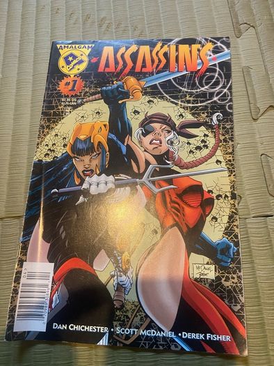 Comic Lot x 8  Marvel Thor 1, Game of Thrones 9, Amalgam Comics Assassins 1, Paradise Too 5, Ninja Boy 6, Ochlocrat, DC Bloodlines, Legend of Isis