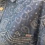 Jack and Jones denim Paisley print shirt unisex size Large Image 4