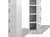 Locker Cabinet with 4 Compartments 38x45x180 cm