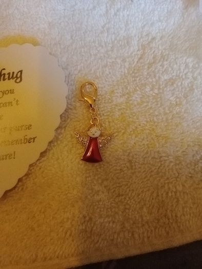 Angel Keyring With Message