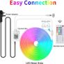 FREE EXPRESS SHIPPING Flexible LED neon Lights Strip 10M 24v RGB with Remote,APP Control, IP65 Waterproof for Bedroom,Room,Outdoors Decor Image 4