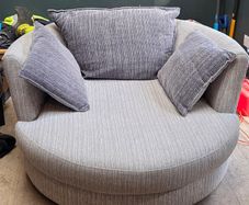 Swivel armchair
