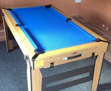 Pool table and Table tennis table