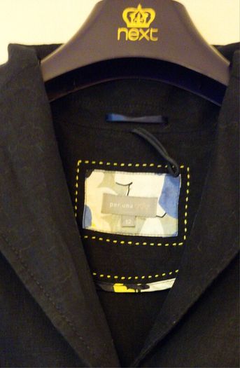 Per Una Navy Pure Linen Blazer S12