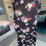 Ladies Black Multi Coloured Dress from Dunne Stores UK 10 / EU 38 Image 7