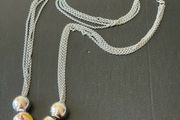 silver necklace