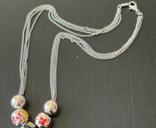 silver necklace
