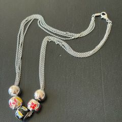 silver necklace