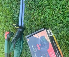 Parkside cordless hedge trimmer & charger (no battery)