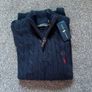 Ralph Lauren Navy Cable Knit Quarter Zip Image 2
