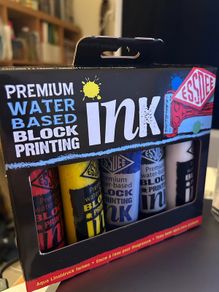 Essdee- premium water based block printing ink, six colours