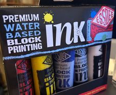 Essdee- premium water based block printing ink, six colours