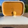 Rare Carrigaline Pottery Full Size Butter Dish Image 4