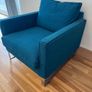 Ikea Mellby Armchair Blue Image 2