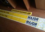 major 1100 slurry tank decals
