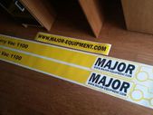 major 1100 slurry tank decals