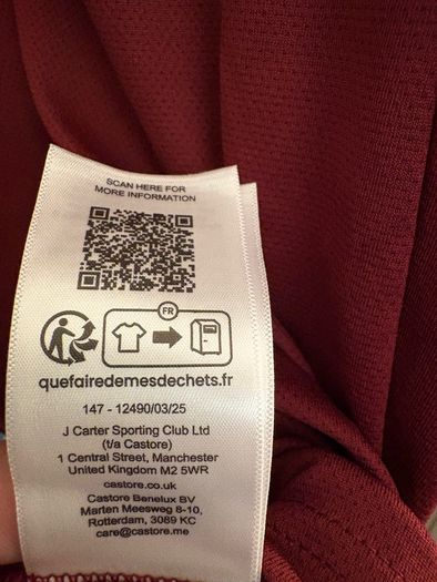 West Ham United 25/26 Jersey Medium
